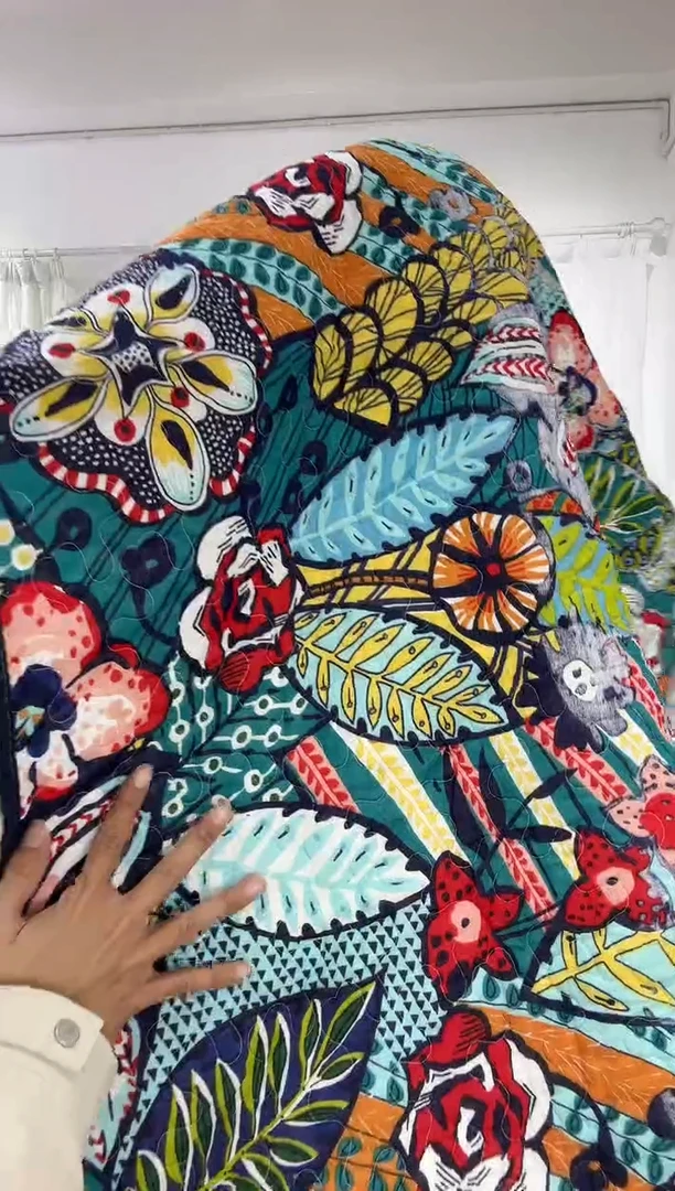 棉70*100纯棉床盖30号微瑕