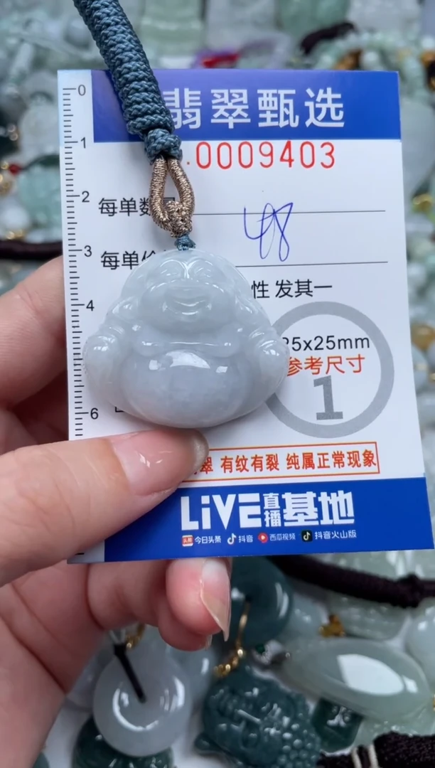 翡翠未镶嵌颈饰00..9403