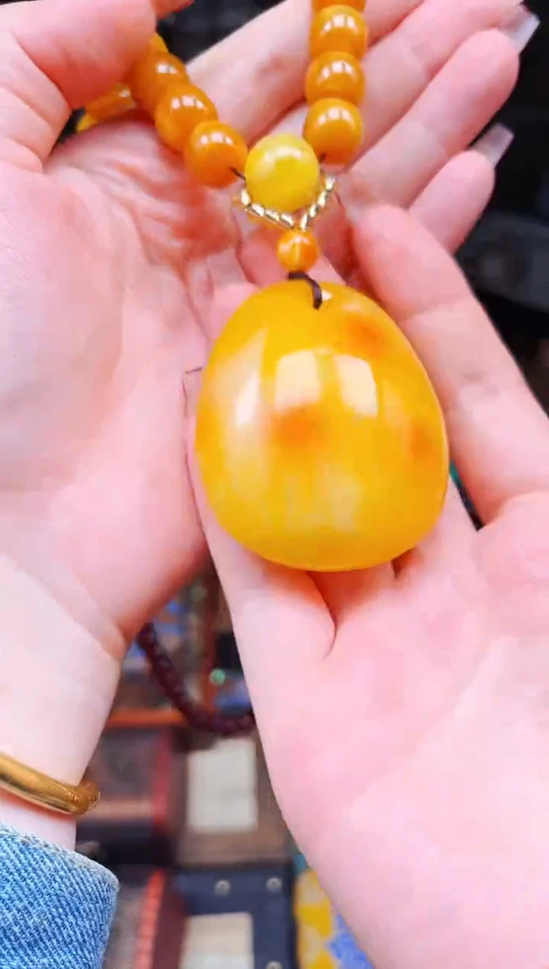 未镶嵌颈饰蜜蜡安哥专属精品链接057404