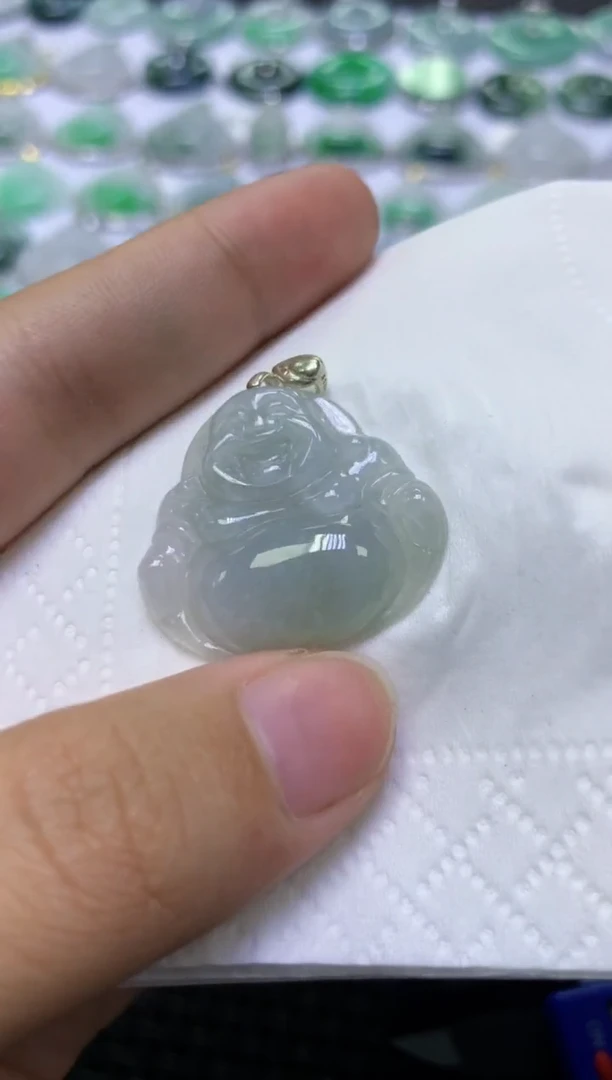 翡翠未镶嵌颈饰天然缅甸A货翡翠