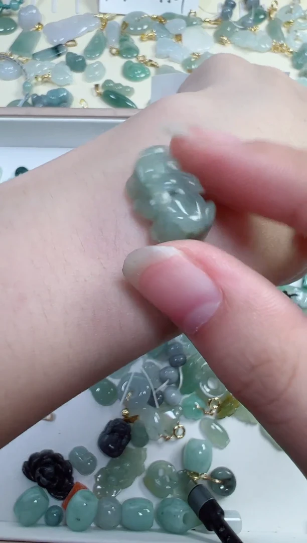 翡翠裸石51号链接，A货翡翠