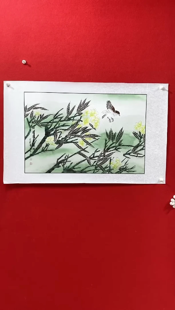 国画国画NYQ杰牛云勤老师作品