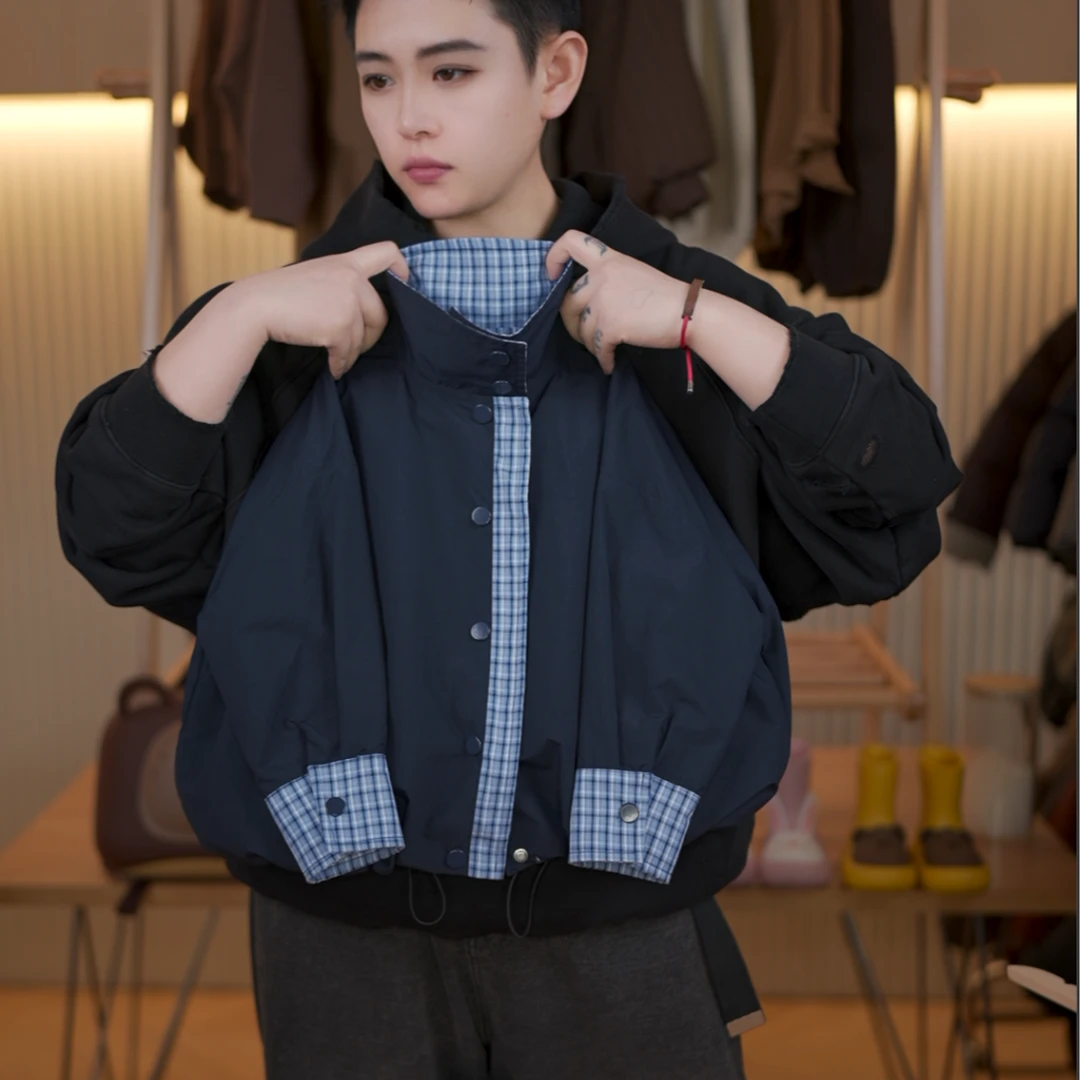 【小蛋壳】现货-儿童春季新款韩版格纹衬衣男童潮时尚百搭外套