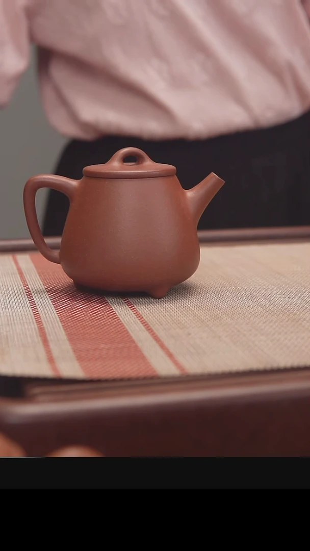 茶杯紫砂底槽清高石瓢200cc
