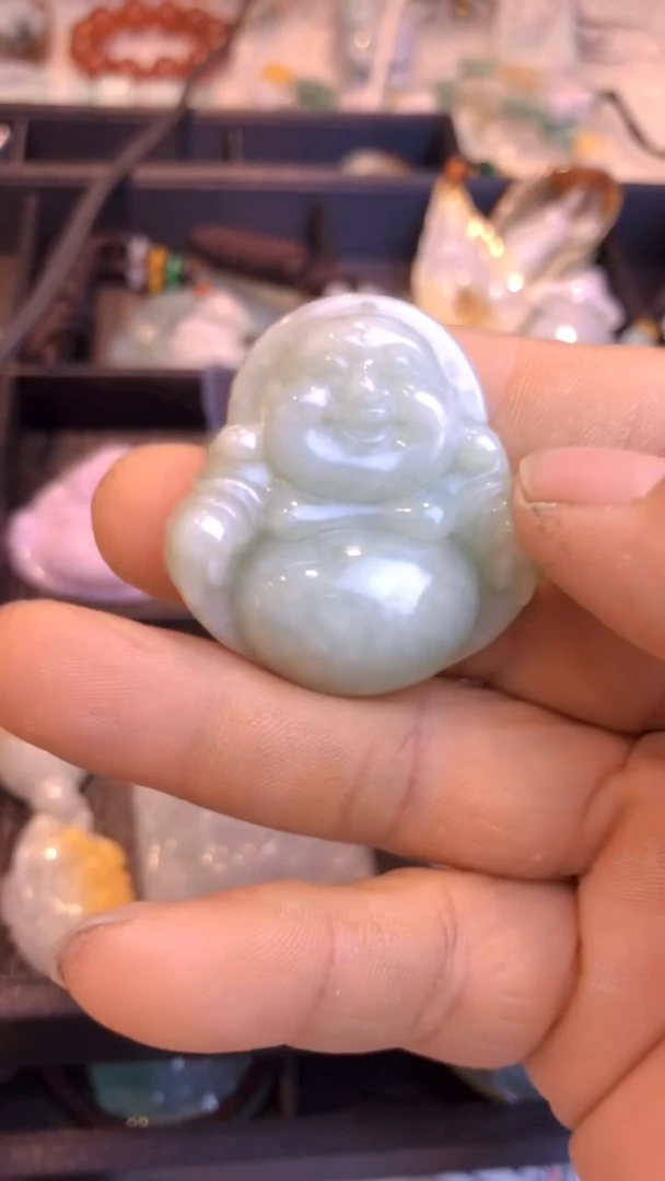 【闪购商品】翡翠未镶嵌吊坠(不含链)福利大肚佛