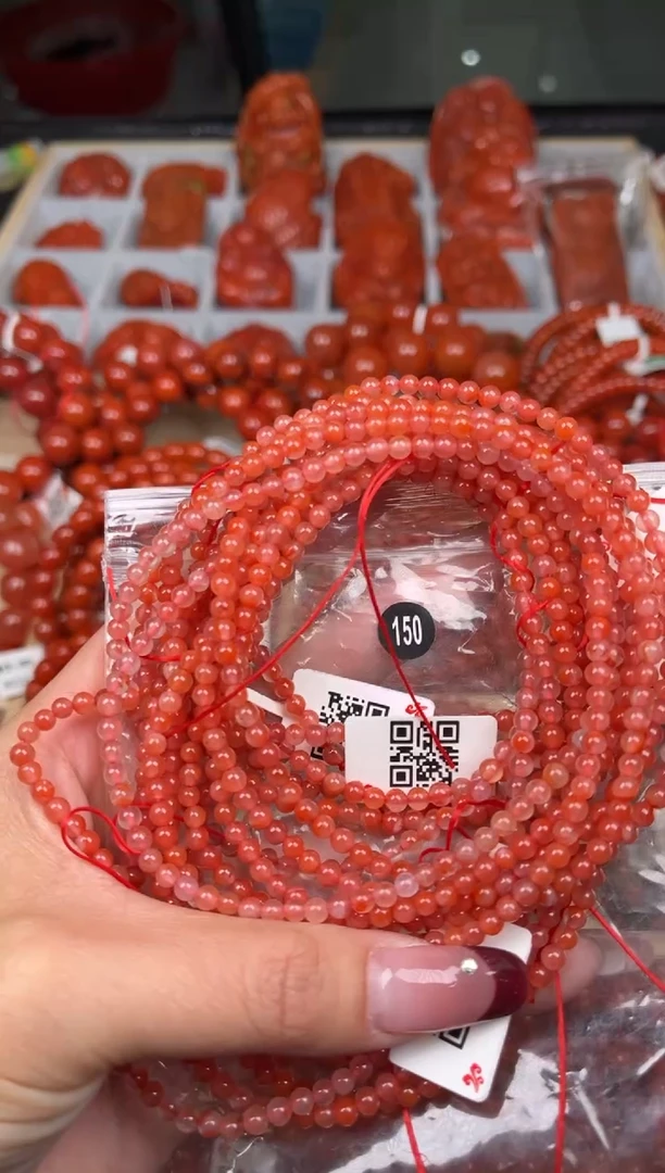 【闪购商品】南红玛瑙珠宝奇石未镶嵌150-3+随机多样性/一条