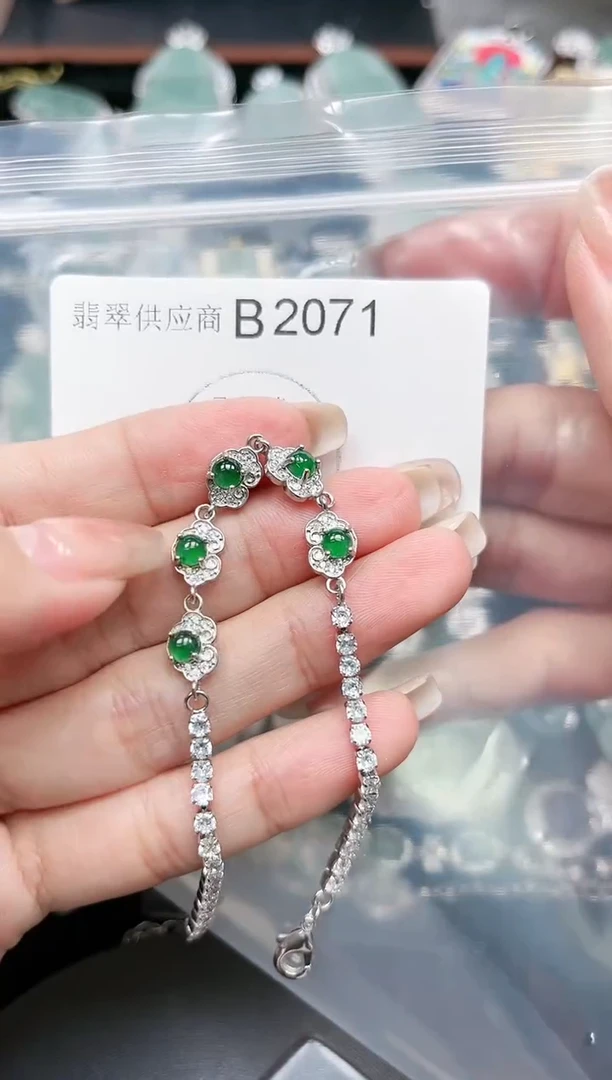 【闪购商品】翡翠颈饰未镶嵌赠皮绳2071