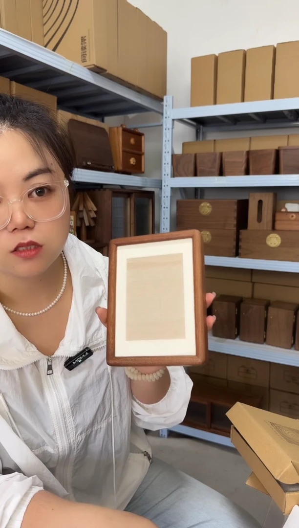 木7寸非洲黑金檀木实木相框