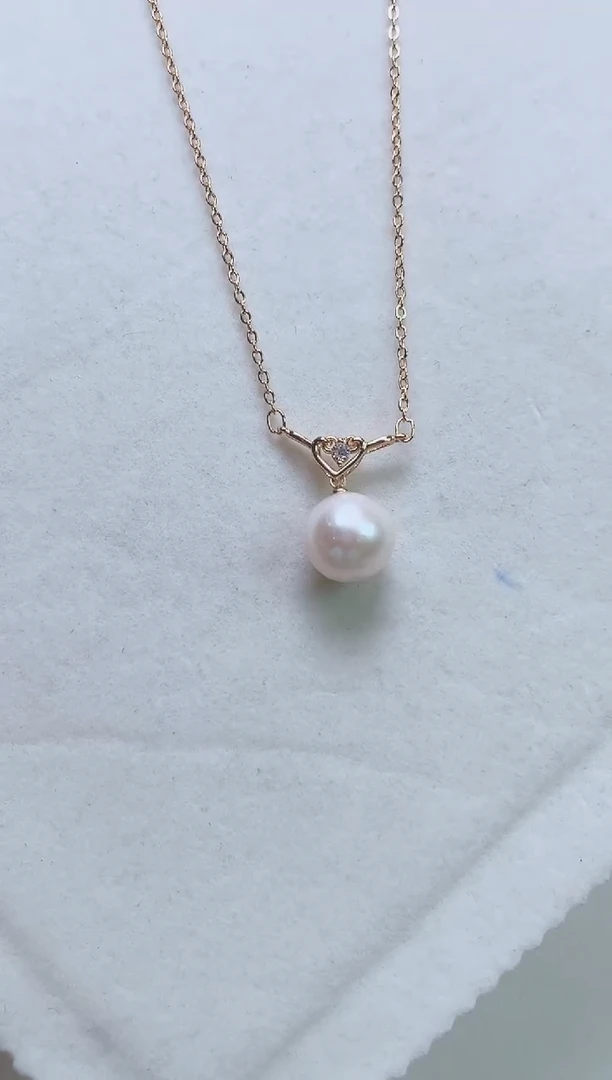 合金项链淡水珍珠多样性发一24613