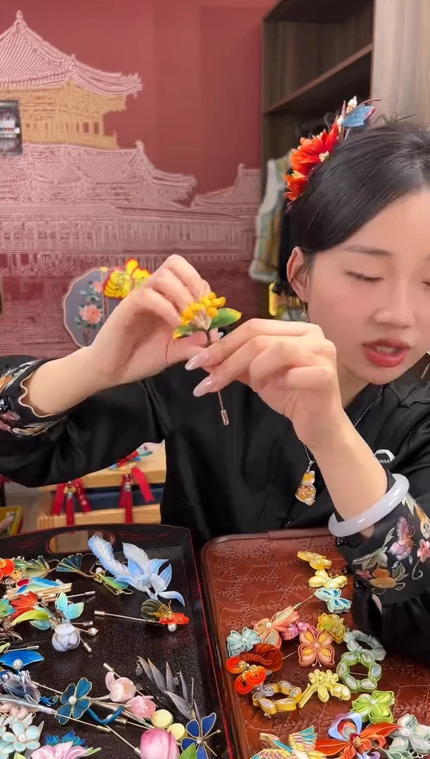 【闪购商品】刺绣苏绣世家非遗手工（胸针）