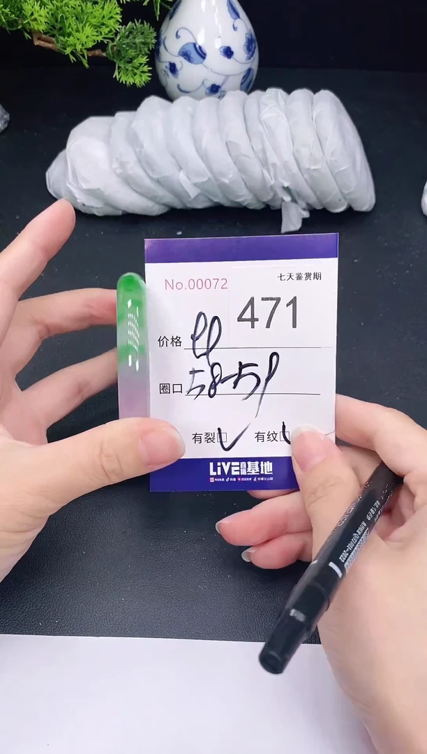 未镶嵌手镯翡翠471