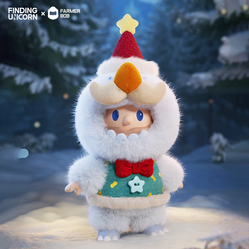 寻找独角兽【爆品】FARMER BOB小雪兽BOB-搪胶毛绒公仔挂件礼物