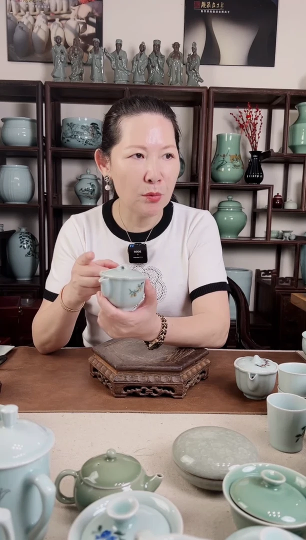 釉中彩 手抓画 柿子画