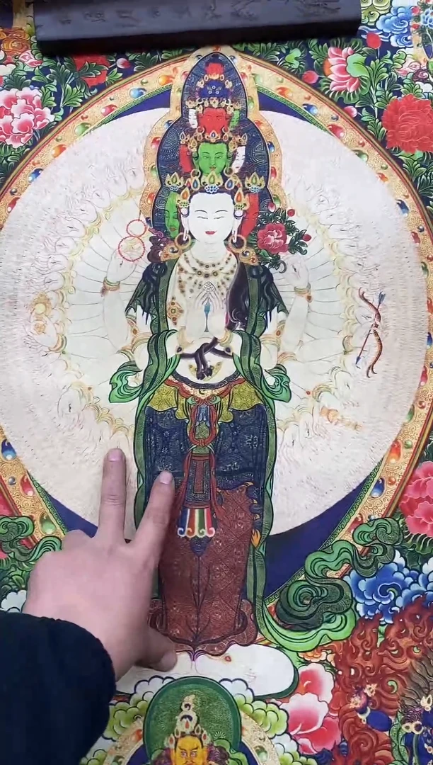 卷轴画精品挂饰 唐卡tk16084