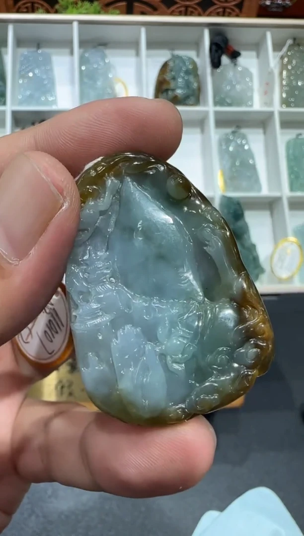 未镶嵌挂件翡翠A货翡翠多样性孤品