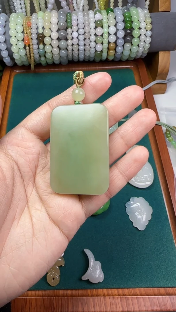 【闪购商品】和田玉无未镶嵌无事牌