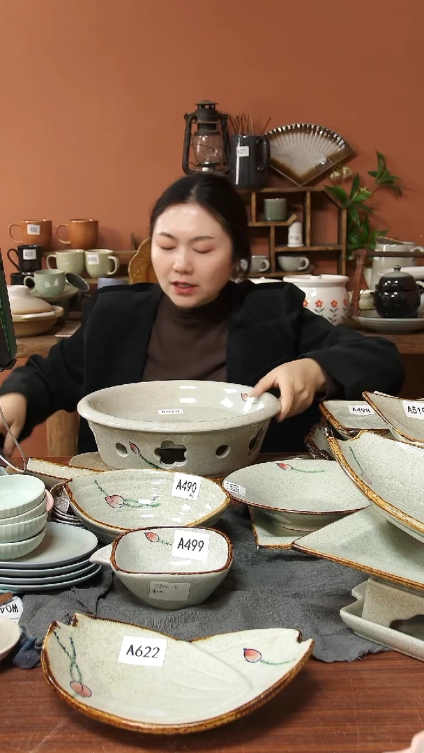 陶瓷A613陶瓷蜡烛两件套31*29*8.5