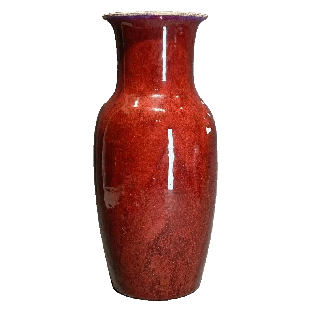 25151740x红釉罗汉瓶