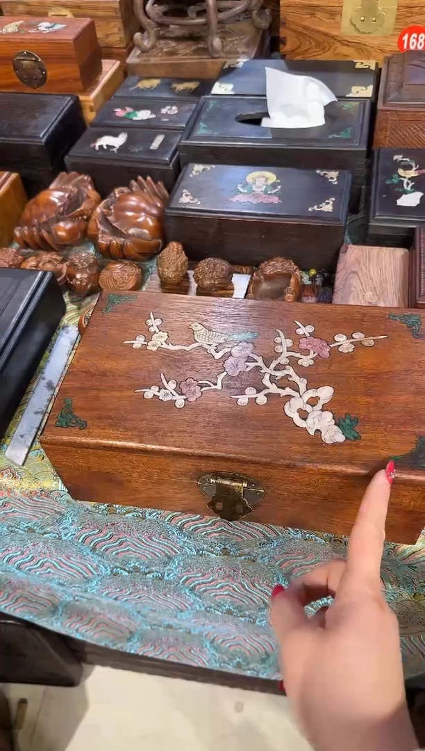 【闪购商品】木木艺28喜鹊登梅大翻盖盒128.888888