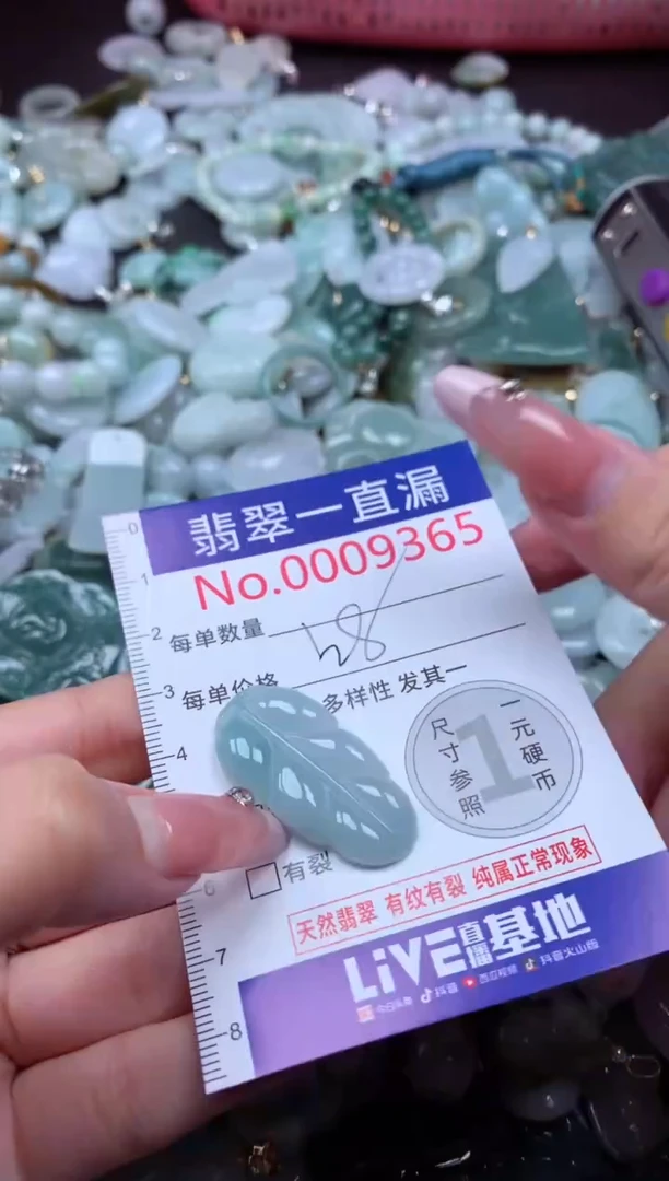 翡翠未镶嵌吊坠(不含链)9365