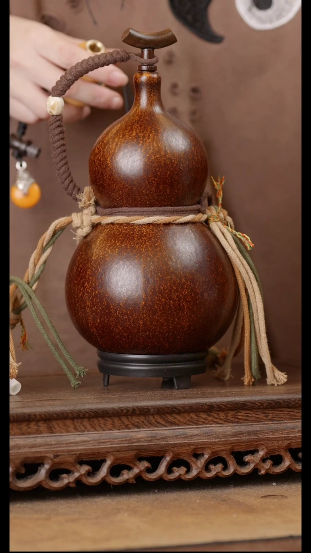 15号精品天然大漆酒葫芦一物一拍~