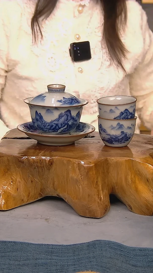 【闪购商品】简装家用款3件套 陶瓷家用茶具系列