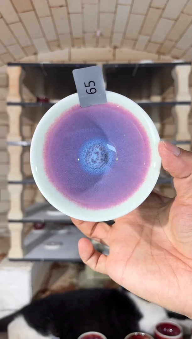 摆件精品窑变钧瓷茶器