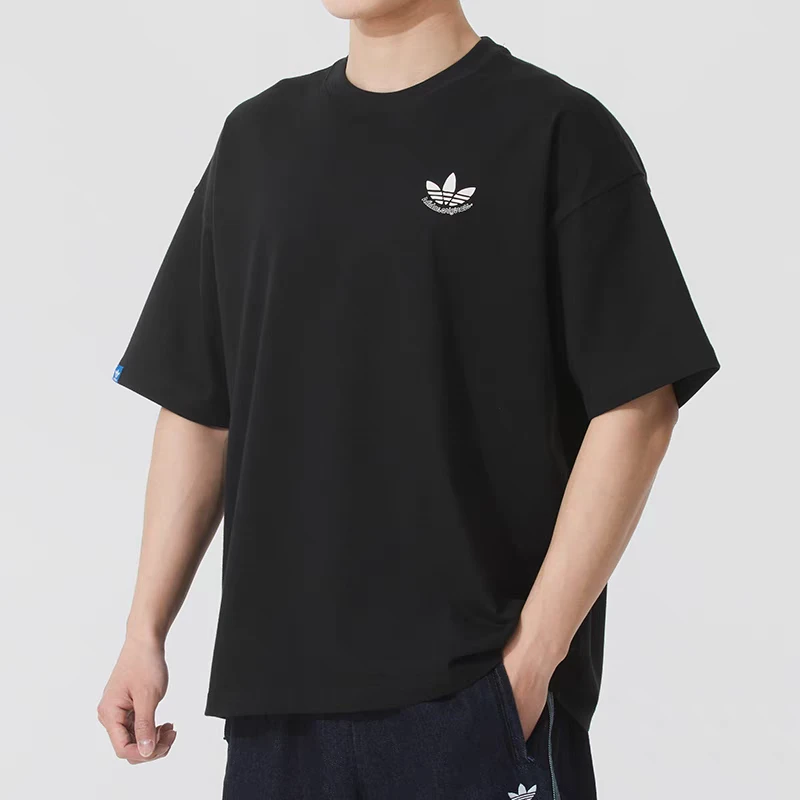 adidas/阿迪达斯【商场同款】 三叶草男子运动休闲短袖T恤夏 JN1669