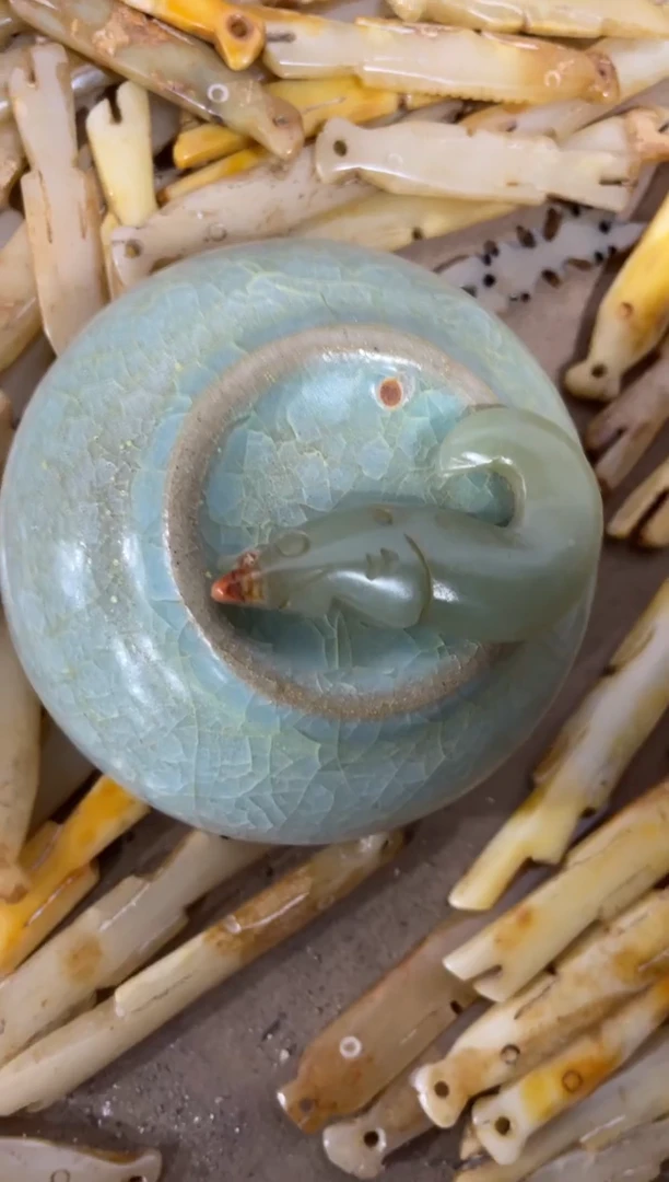 瓷片手工，手绘，陶瓷