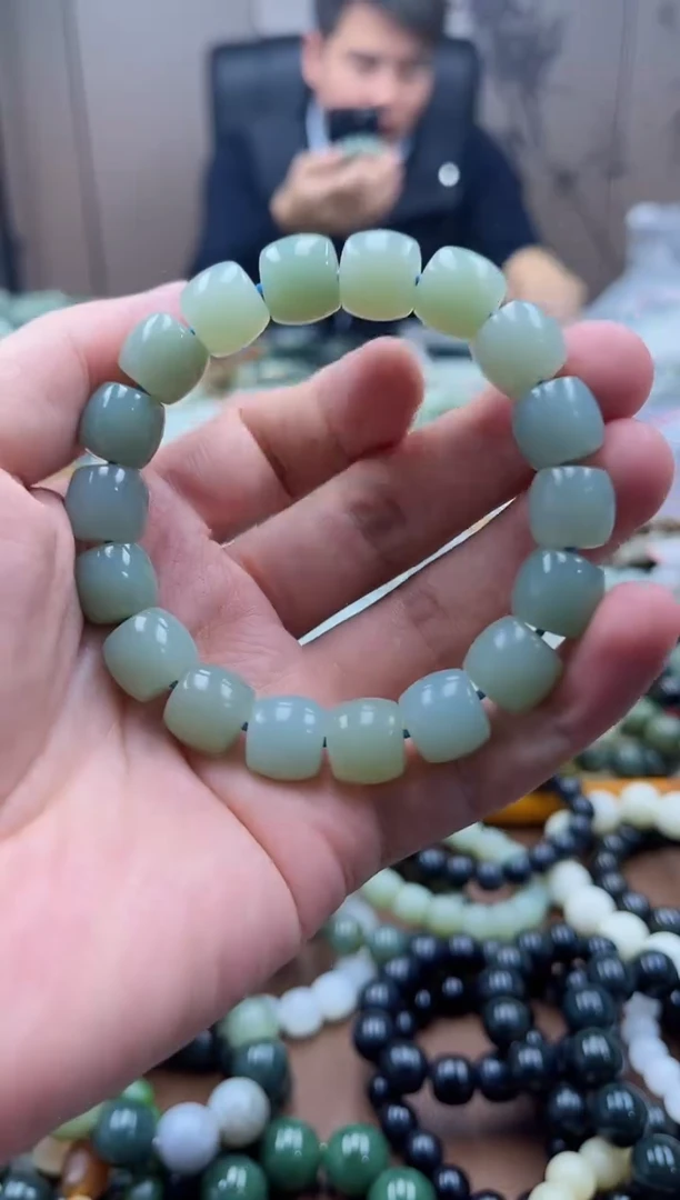 未镶嵌手串和田玉且末12