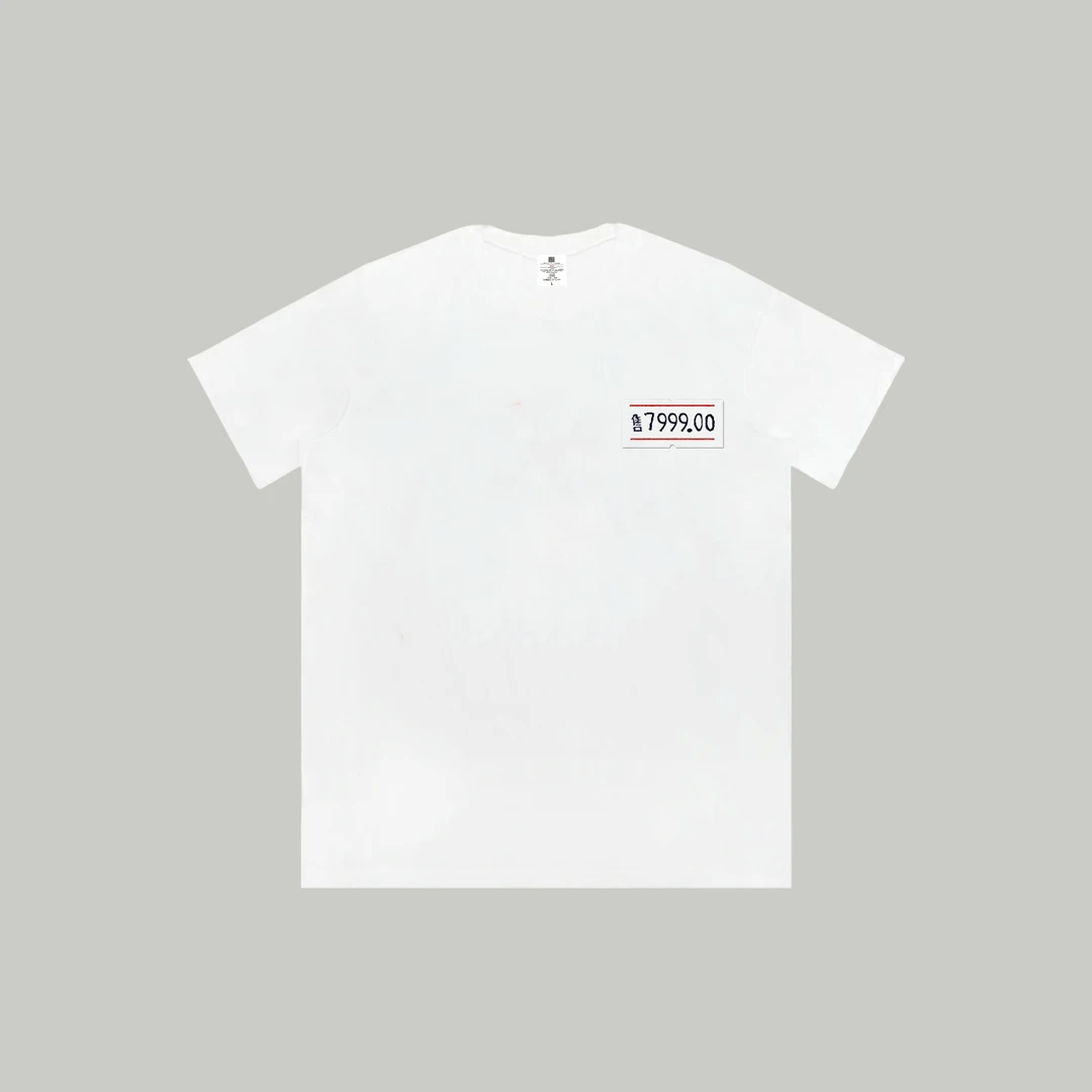 【球鞋派专属】7999 新品潮流夏季透气宽松T恤白色休闲短袖