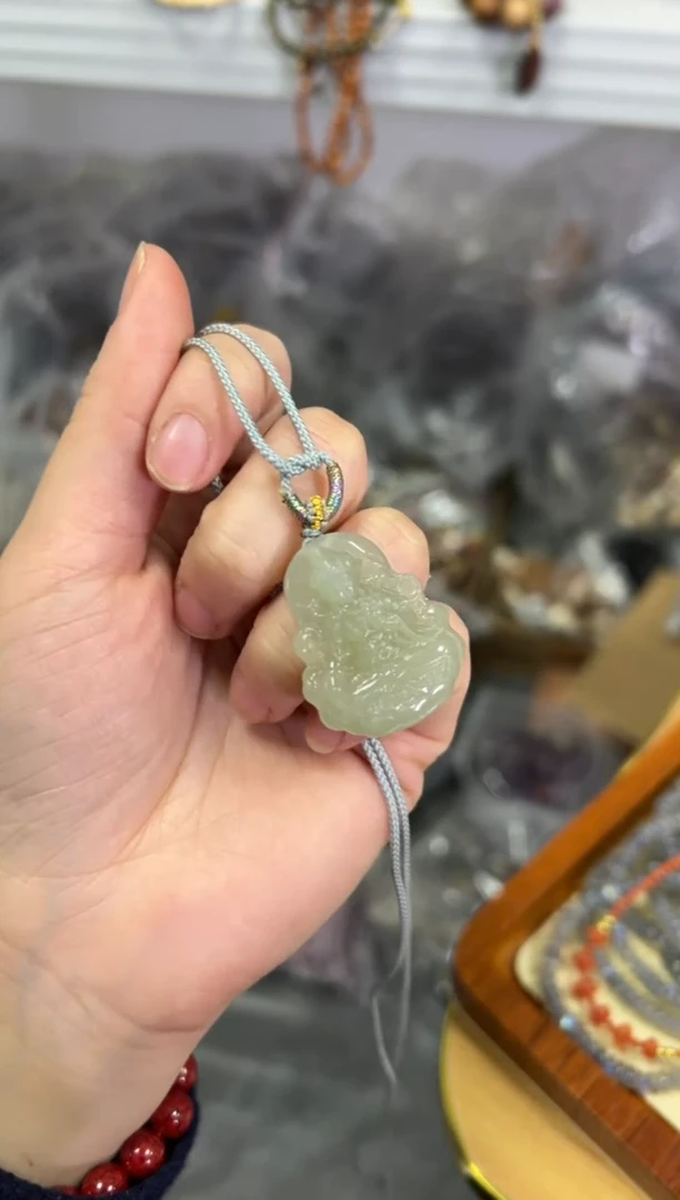 【闪购商品】和田玉颈饰未镶嵌和田玉度母吊坠项链[3822]