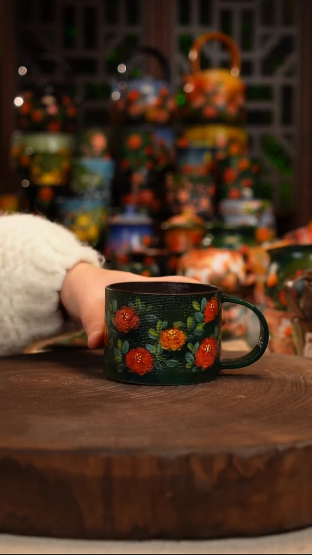 油画 手绘 釉下彩