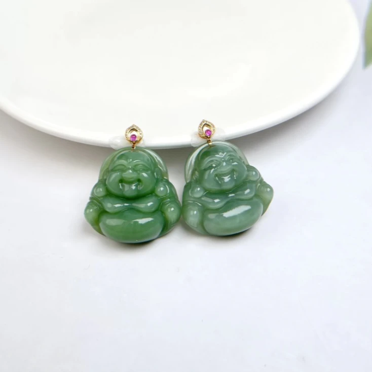 石惑珠宝·和田玉吊坠-佛公#多样性发一