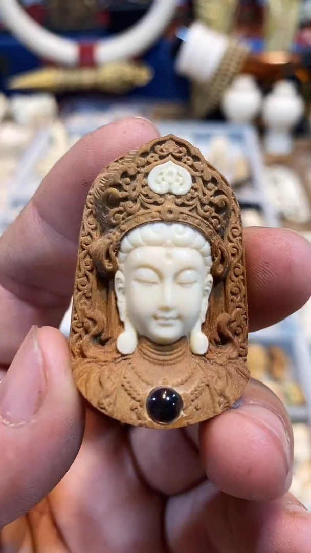 泥塑羊**记小把玩件摆件