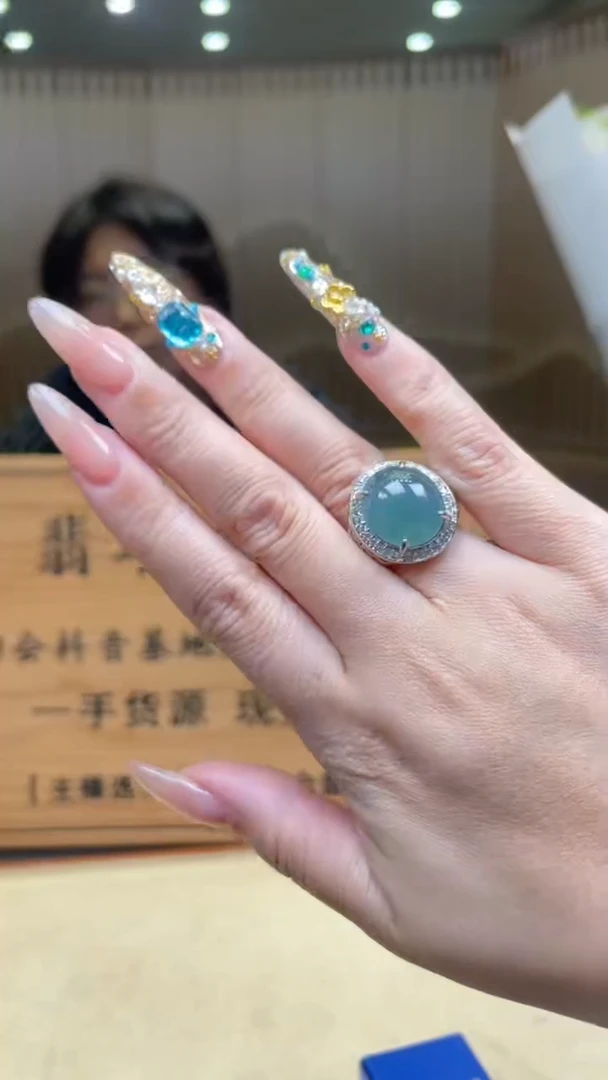 翡翠未镶嵌颈饰      *52