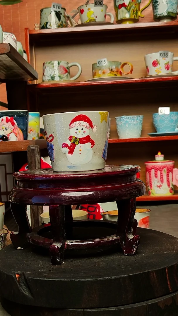 摆件陶景德镇高温手作陶瓷有瑕