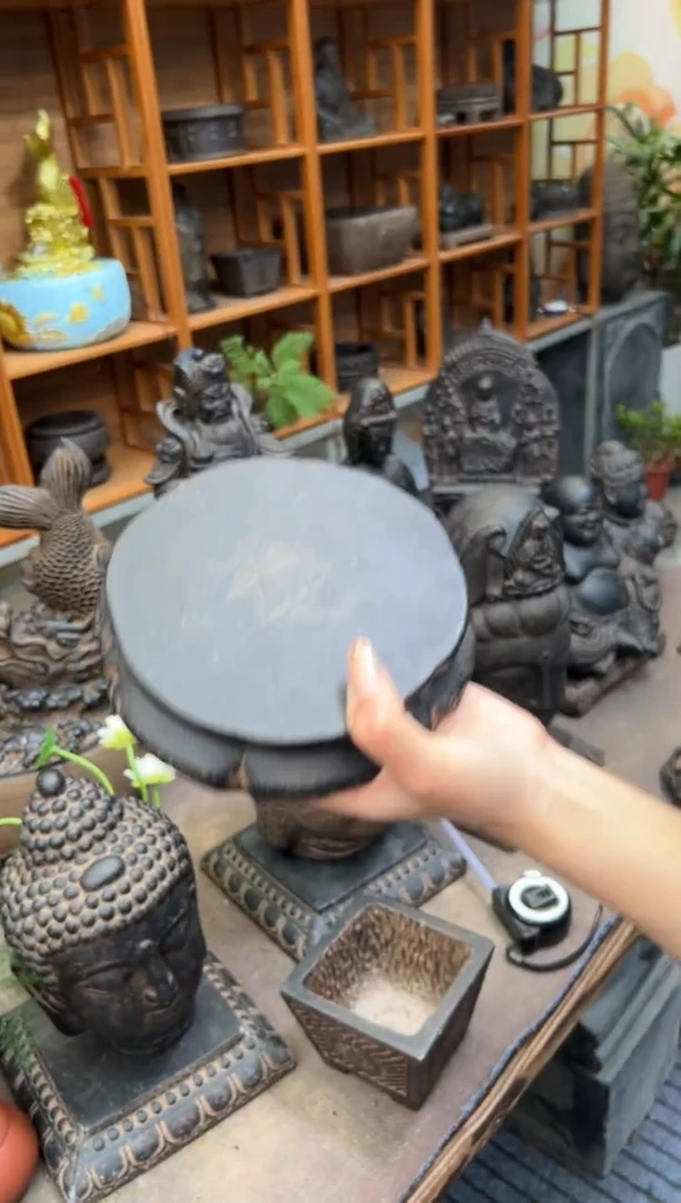 陶土【火山泥】金箍坛底座