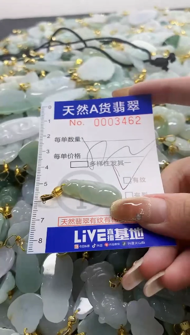 颈饰未镶嵌翡翠天然A货翡翠