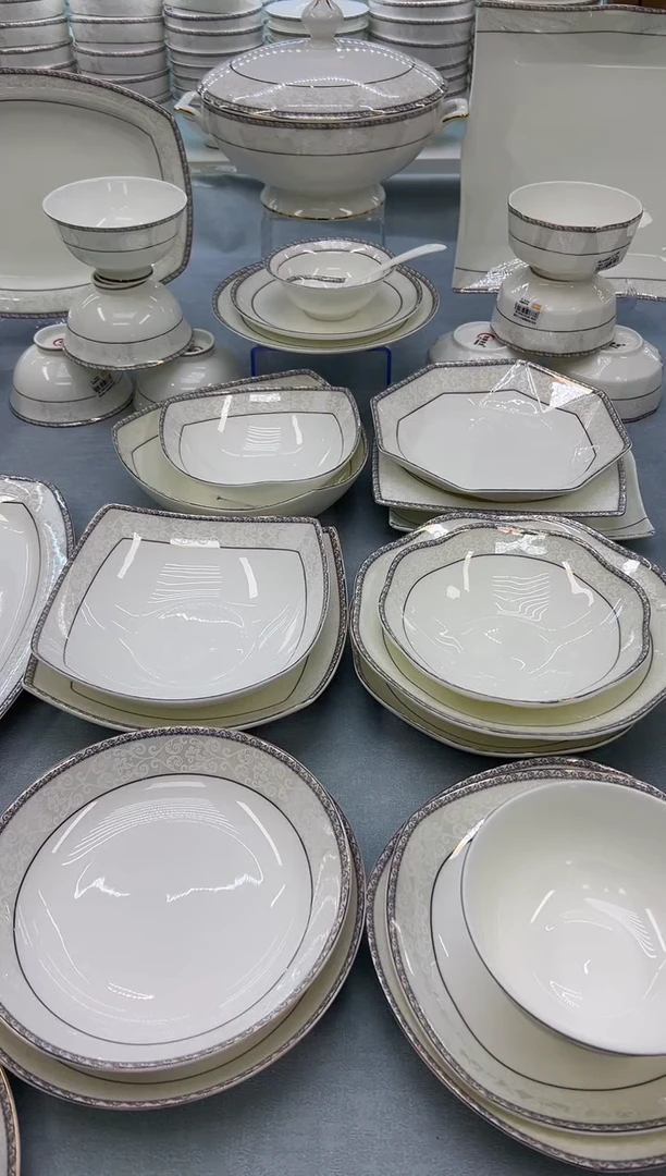 骨瓷玲珑小勺10个