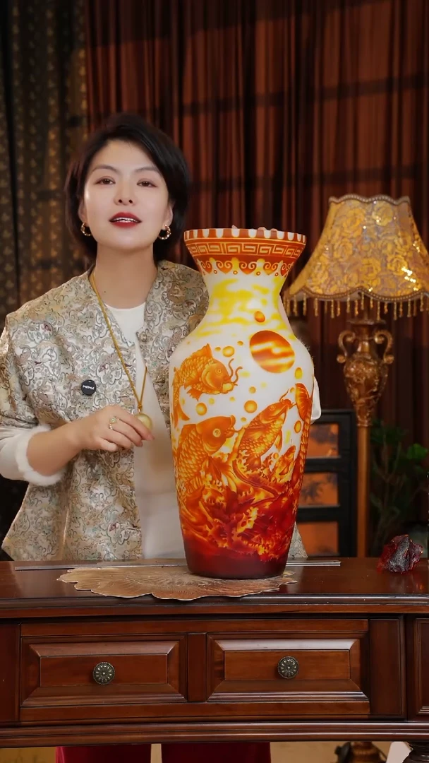 琉璃葛蕾--富贵九鱼