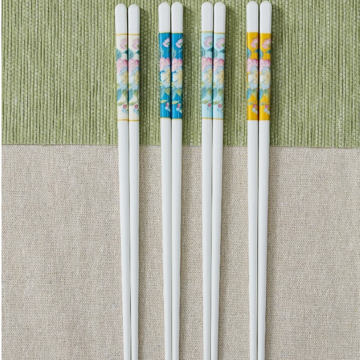 骨瓷高档百鸟和鸣家用筷子4双礼盒装家用