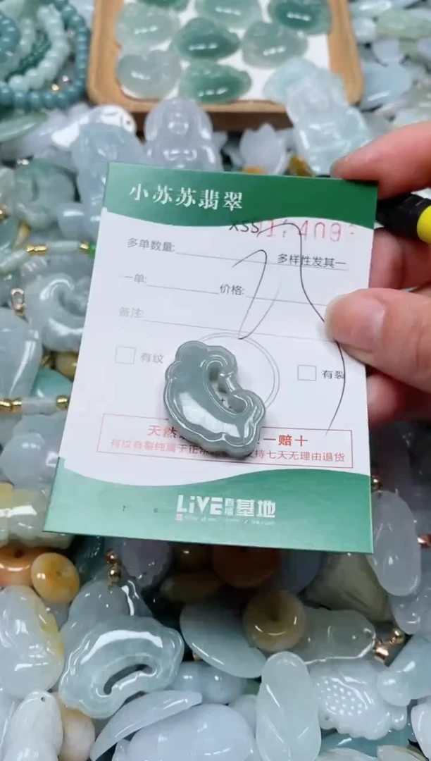 【闪购商品】翡翠颈饰未镶嵌闪购商品0124096