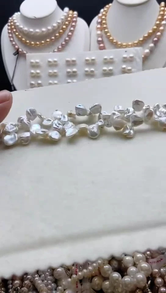 淡水珍珠未镶嵌颈饰1