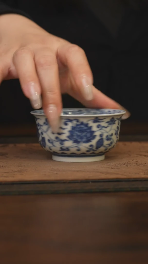 杯柴窑青花破价福利