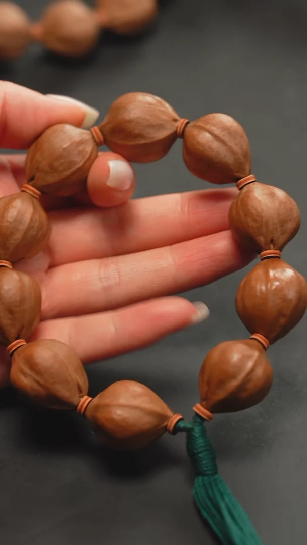 橄榄核手串2.2蜜桃臀素串