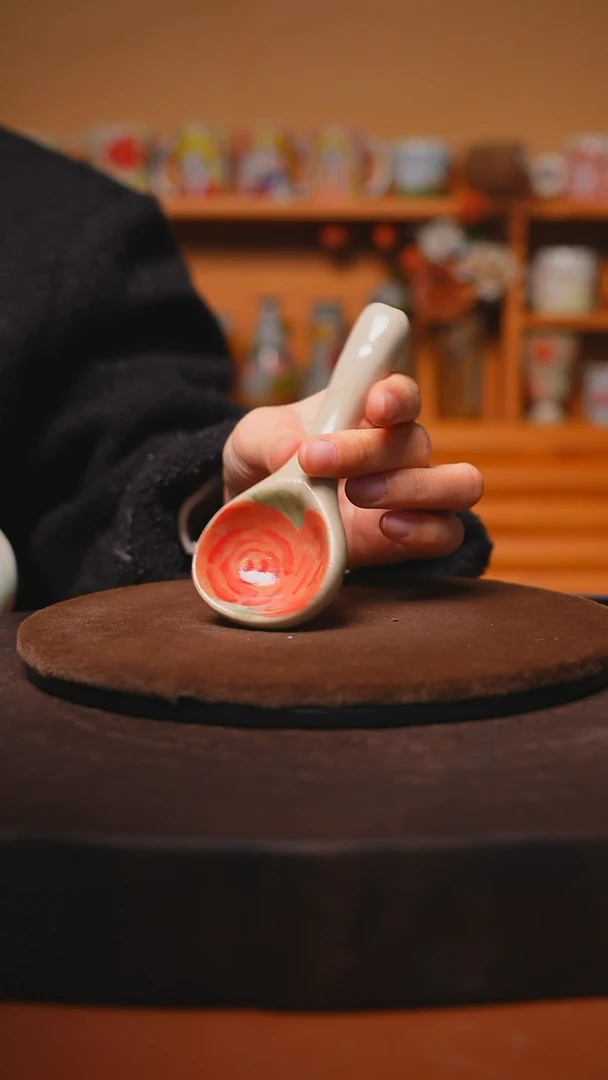 【闪购商品】瓷片景德镇手绘瓷器釉下彩---微瑕