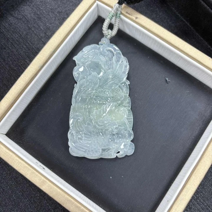 翡翠A货凤凰吊坠-561771