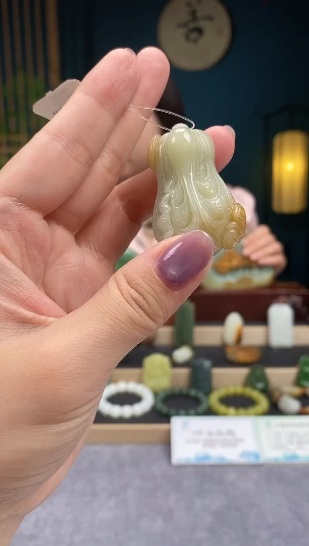 吊坠(不含链)未镶嵌和田玉吊坠