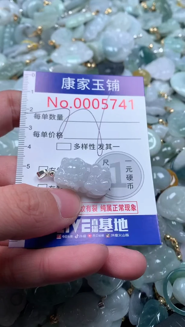 【闪购商品】翡翠吊坠(不含链)未镶嵌5741多样性发其一